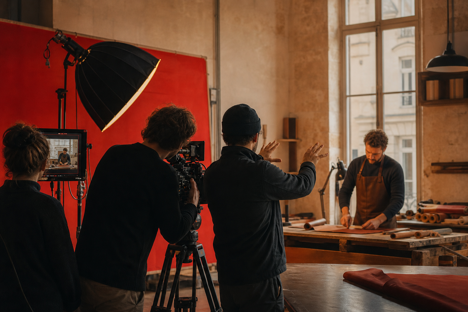 Tournage d’un film de marque
